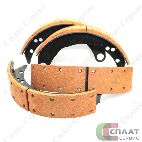 Колодка тормозная передняя Г-3307,3309,4301,3306 в сборе (кт.4шт.) Riginal