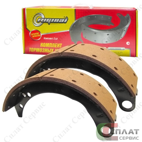 Колодка тормозная задняя Г-3307,3306,3309,ПАЗ-3205 (кт 2шт.) Riginal