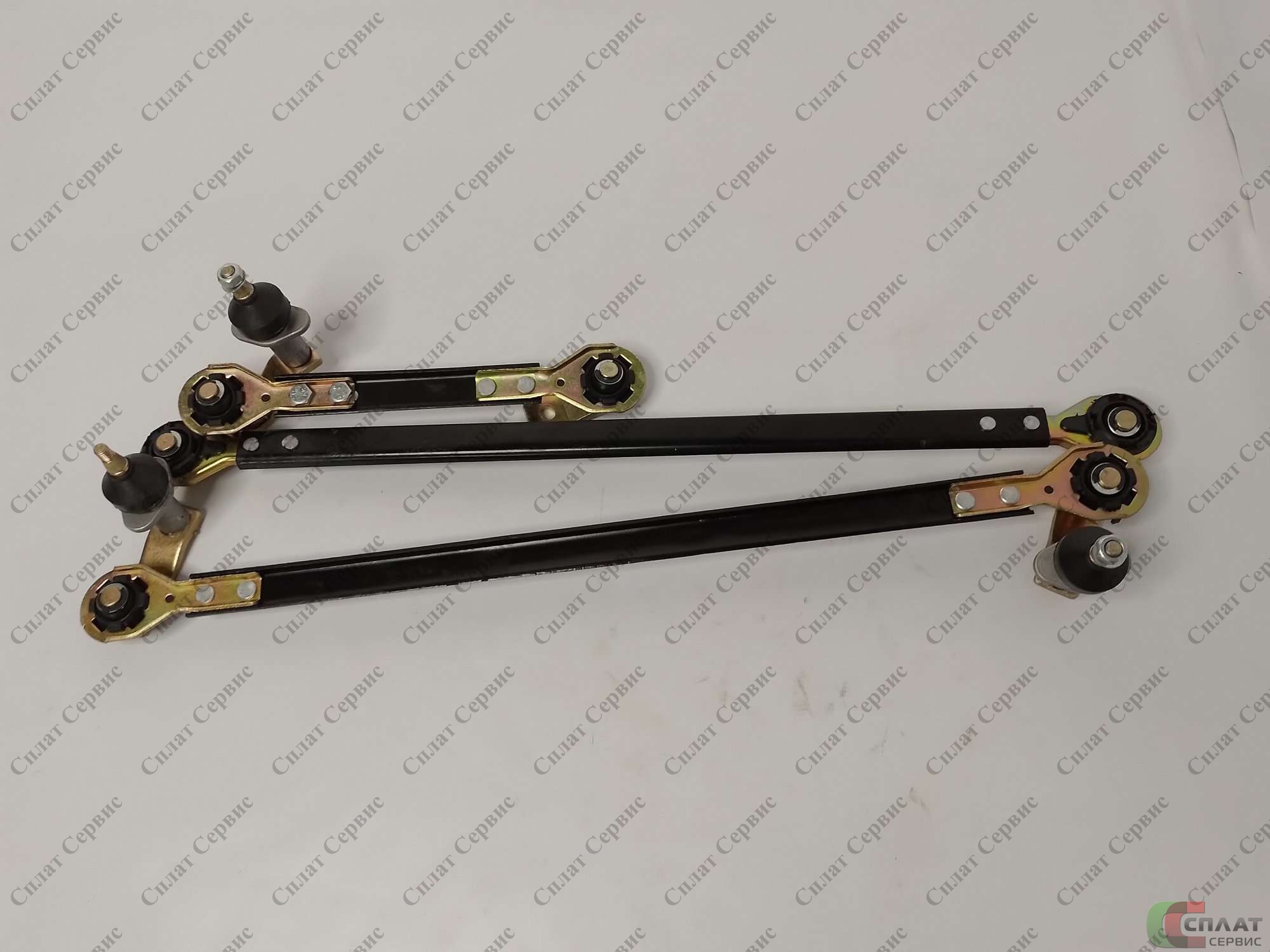 //Привод стеклоочистителя (трапеция) в сб.(L=615мм) 