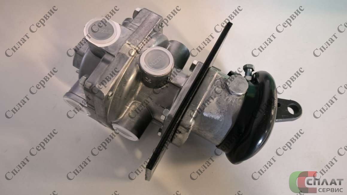 //Кран тормозной 2-х секционный с рычагом ЗИЛ,КАМАЗ,МАЗ