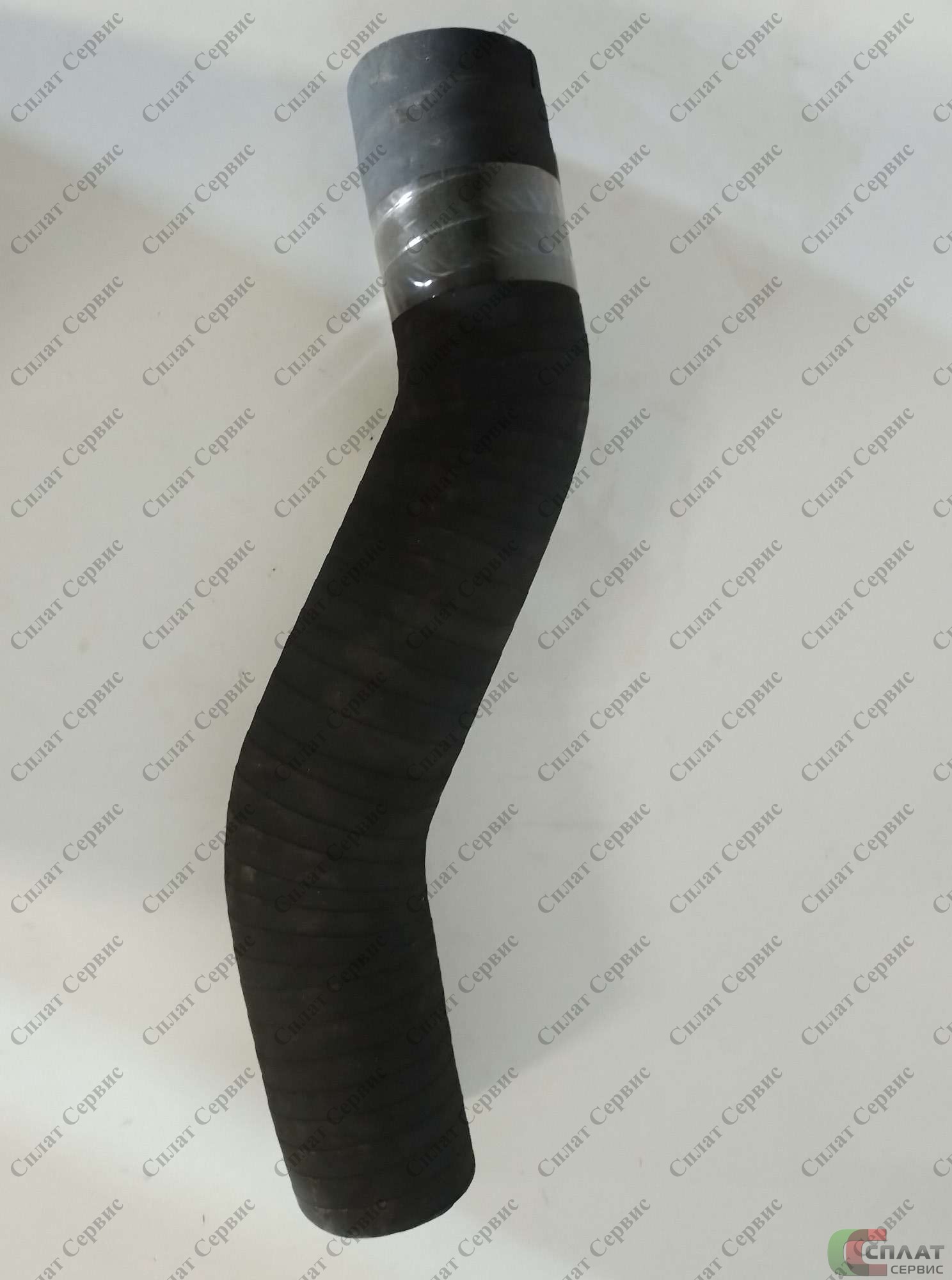 Патрубок радиатора (L=457х70х80мм, ЗИГЗАГ) 2-ух слойный армированый с нитяным усилением