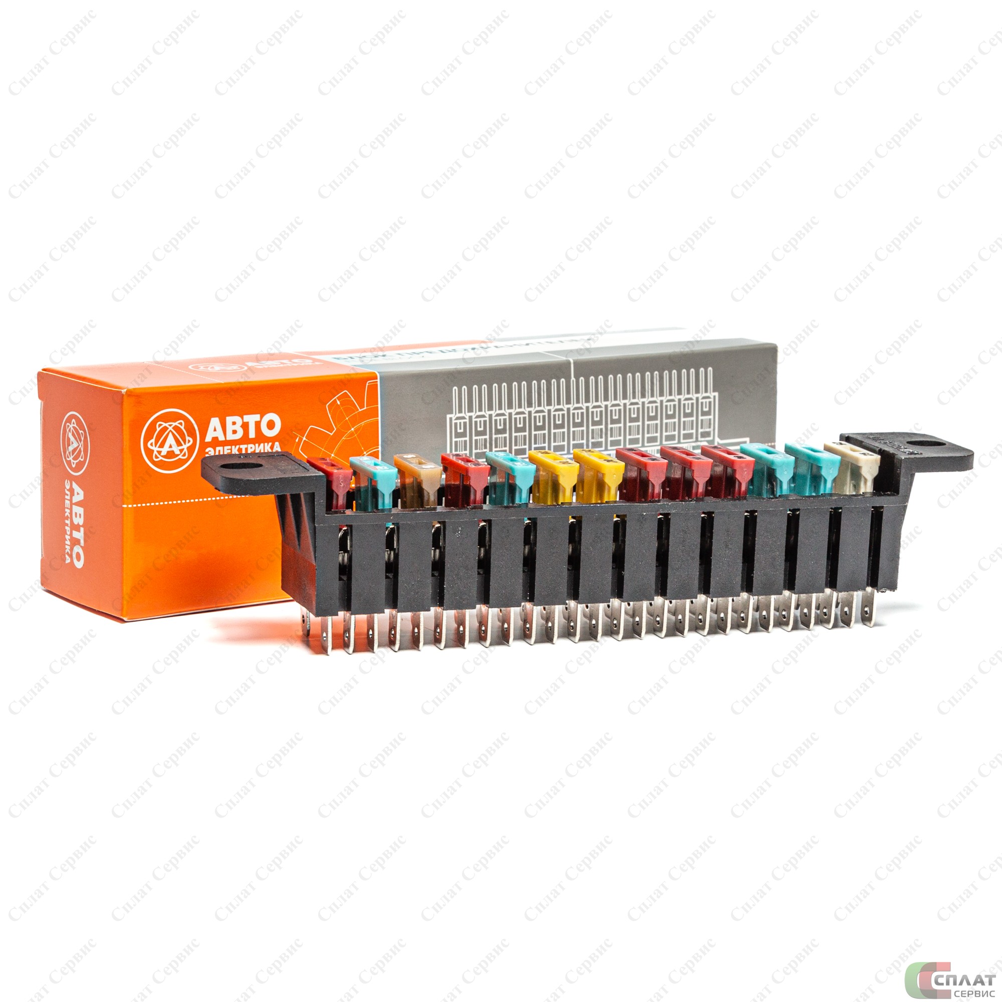 //Ф54.811.000_блок предохранителей БПР 13 ГАЗ ГАЗель, Волга, Соболь (в салон) (в/з .41.3722.000)