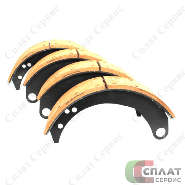 Колодка тормозная задняя Г-3307,3306,3309,ПАЗ-3205 (кт 4шт.) Riginal