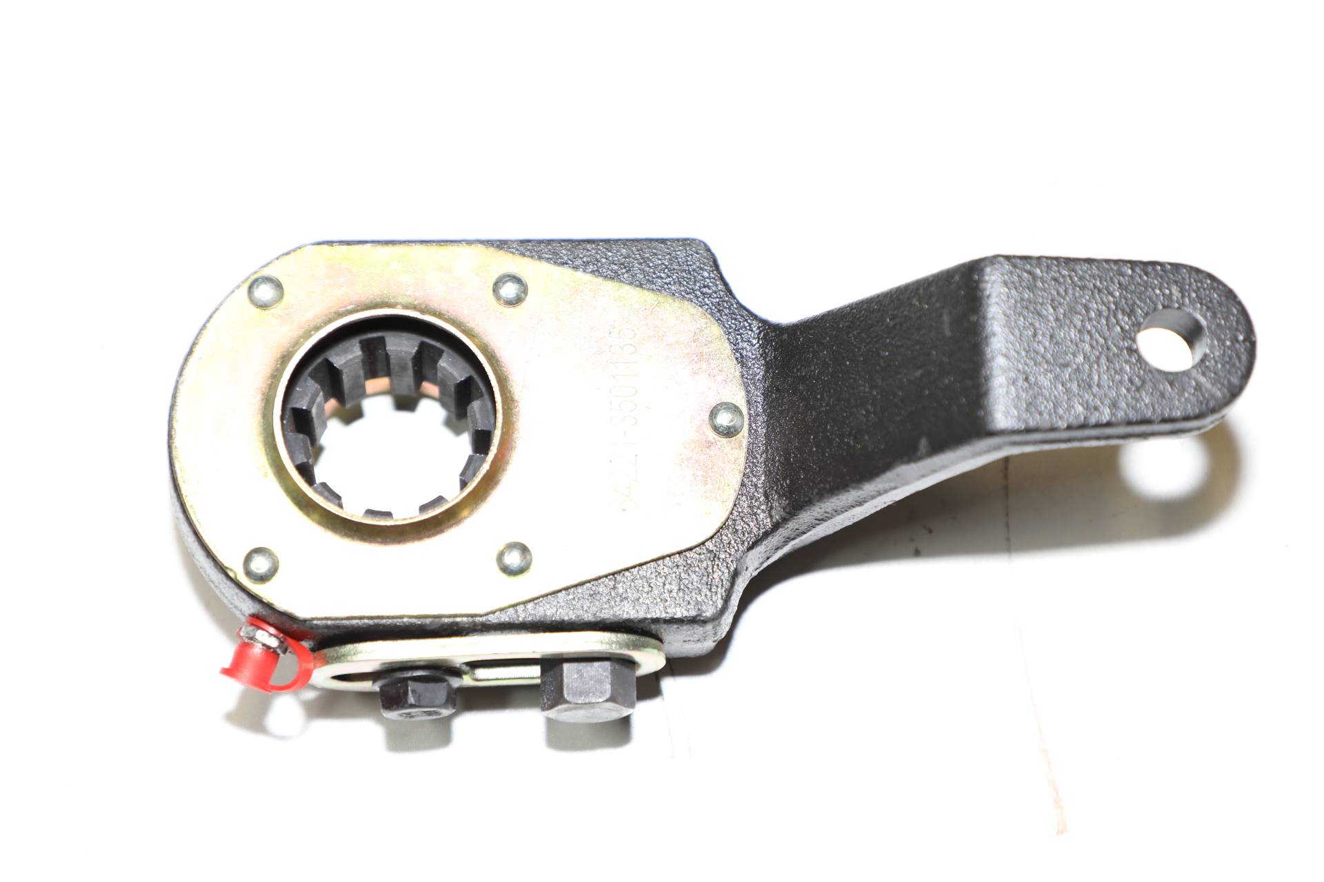 //рычаг регулировочный (трещетка)выгнут (крупный шлиц 10*32*40)левый