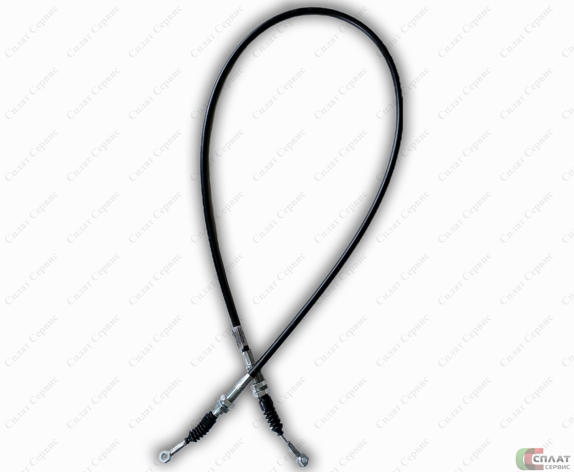 TEST Трос ручного тормоза ГАЗ-3307/3309/ПАЗ-3205 передний (Трос Авто) TEST