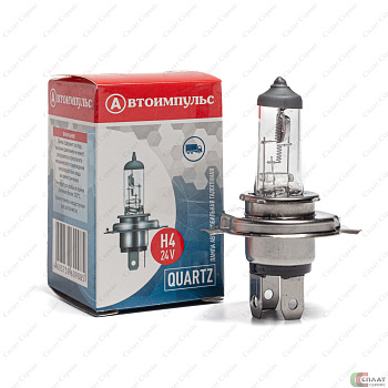 Лампа фары галоген Н4-24V-75/70W (P43t)