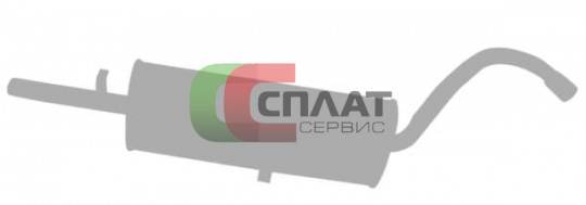 Глушитель ГАЗ-52,52-1201010
