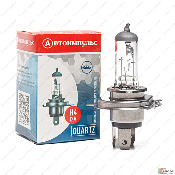 Лампа фары галоген Н4-12V-60/55W (P43t цоколь н/о)