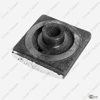 //504Н-2902449 Вкладыш МАЗ кронштейна рессоры (верхний, "пятак")