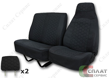 Чехлы автомобильные ГАЗ-3302 (3-мест)