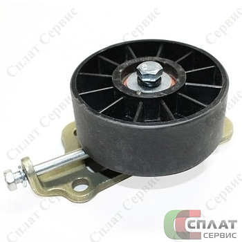 //Ролик натяжной ремня ЗМЗ-406 с кронштейном УСИЛ. (ПРЗП)