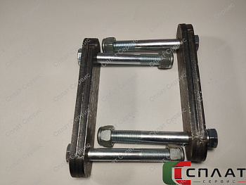 Серьги 33104 в/сб (4 болта + 4 гайки с нейл.+4 пластины)