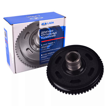 Шкив коленвала 21214,21073 (демпфер) инж. (8 кл) резинометаллический (Slon)