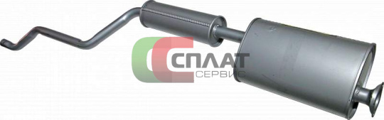 Глушитель УАЗ-220695 Евро-4 инжектор (дв.ЗМЗ 4091),220695-1201008-01