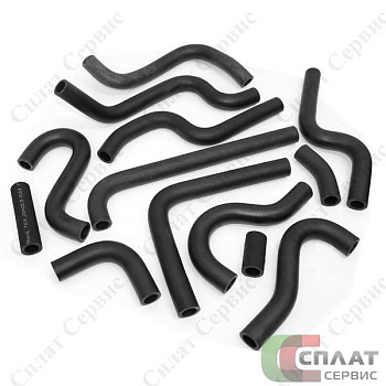 Патрубки отопителя ГАЗ-3221, 2705 Евро-3 (13шт) с отопителем салона (Riginal)