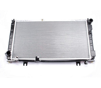 Радиатор охл ВАЗ 2190 алюм. 2-ряд. сборный универ. А/С +/- (инж.) HOFER